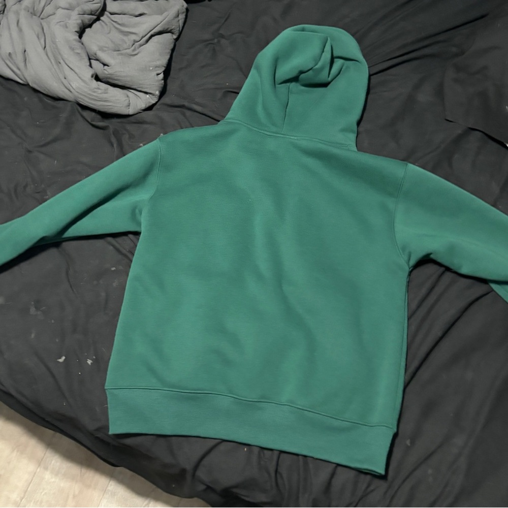 Green heavyweight hoodie size medium